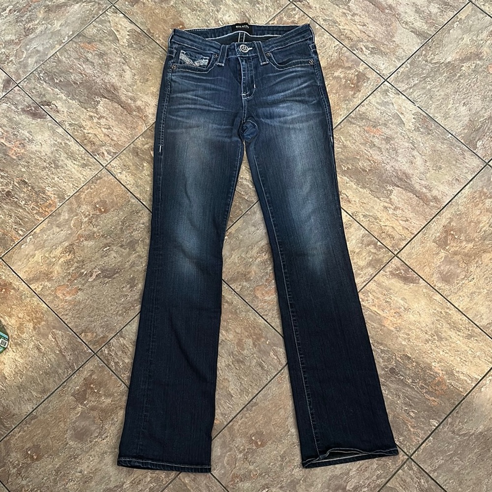 Big Star Boot Cut Jeans in Classic Blue Denim